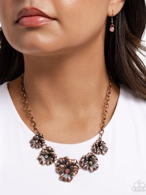 Blatant Botanicals Copper Necklace